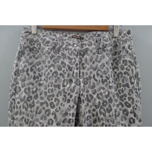 J. Mclaughlin Lexi Jeans - Petit Watercolor Cheetah 6 - Picture 7 of 15